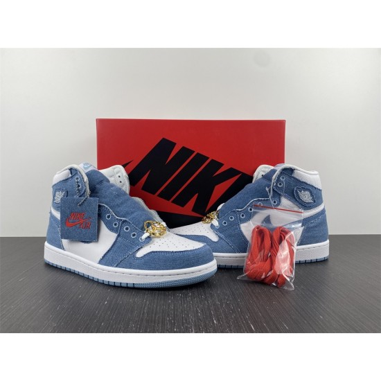 Jordan 1 High OG Denim (Women's) - DM9036-104