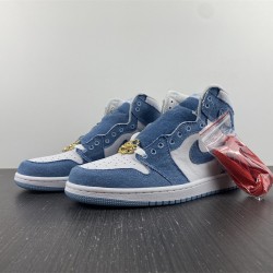 Jordan 1 High OG Denim (Women's) - DM9036-104