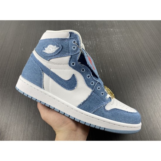 Jordan 1 High OG Denim (Women's) - DM9036-104