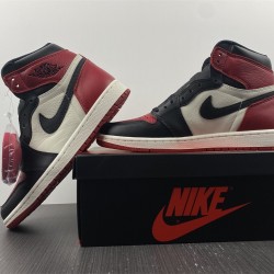 Jordan 1 Retro High Bred Toe Men's - 555088-610