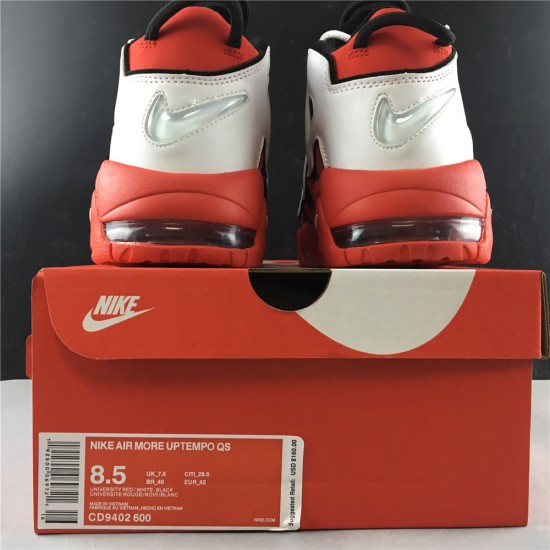 NIKE AIR MORE UPTEMPO UNIVERSITY RED CD9402-600