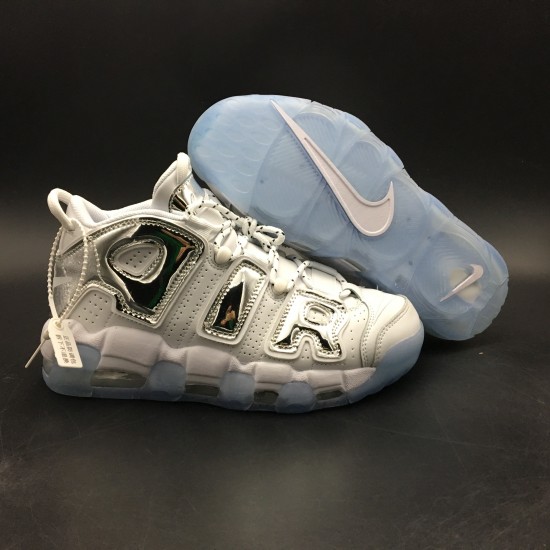 NIKE AIR MORE UPTEMPO CHROME WHITE 917593-100