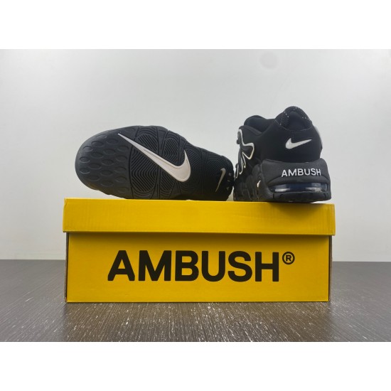 AMBUSH X NIKE AIR MORE UPTEMPO LOW “BLACK/WHITE” FB1299-001