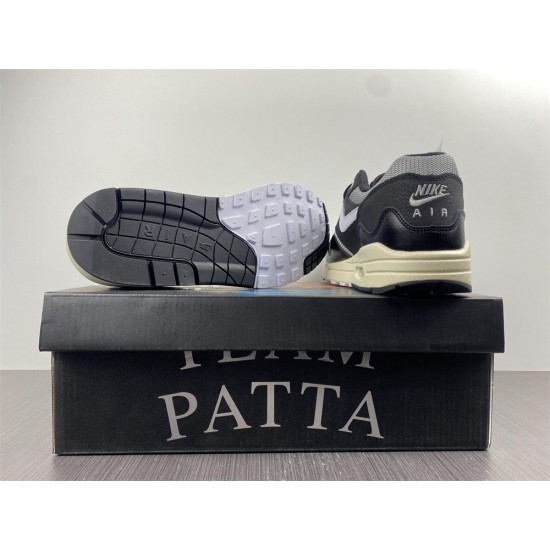 NIKE AIR MAX 1 PATTA WAVES BLACK (WITH BRACELET) DQ0299-001