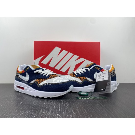 NIKE AIR MAX 1 "DENIM LEOPARD" FJ4452-432