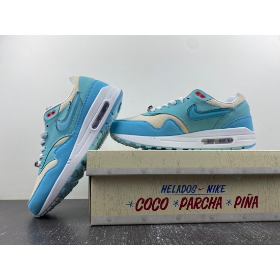 NIKE AIR MAX 1 PUERTO RICO BLUE GALE FD6955-400