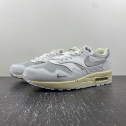 PATTA NIKE AIR MAX 1 WHITE SILVER DQ0299-100