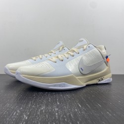 NIKE KOBE 5 PROTRO UNDEFEATED RICE WHITE DB4796-101