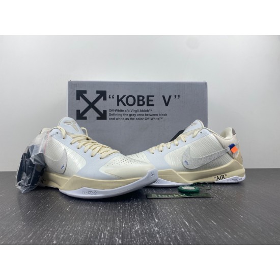 NIKE KOBE 5 PROTRO UNDEFEATED RICE WHITE DB4796-101