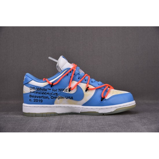 Nike Dunk Low Off-White Futura UNC Men's - DD0856-403