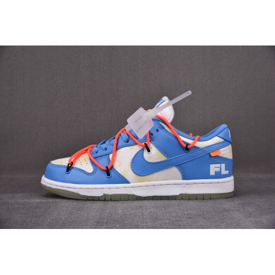 Nike Dunk Low Off-White Futura UNC Men's - DD0856-403