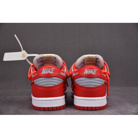 Off-White x Dunk Low 'University Red' - CT0856 600