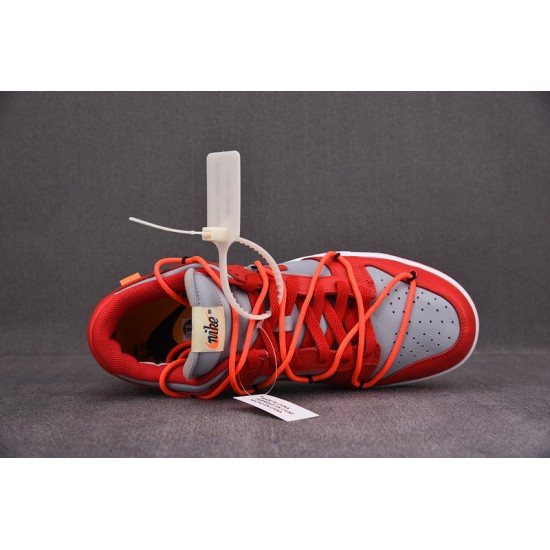 Off-White x Dunk Low 'University Red' - CT0856 600