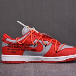 Off-White x Dunk Low 'University Red' - CT0856 600