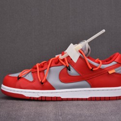 Off-White x Dunk Low 'University Red' - CT0856 600