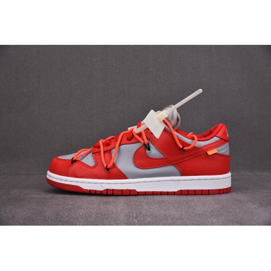 Off-White x Dunk Low 'University Red' - CT0856 600