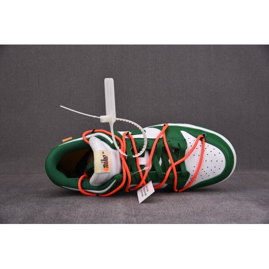 Off-White x Dunk Low 'Pine Green' - CT0856 100