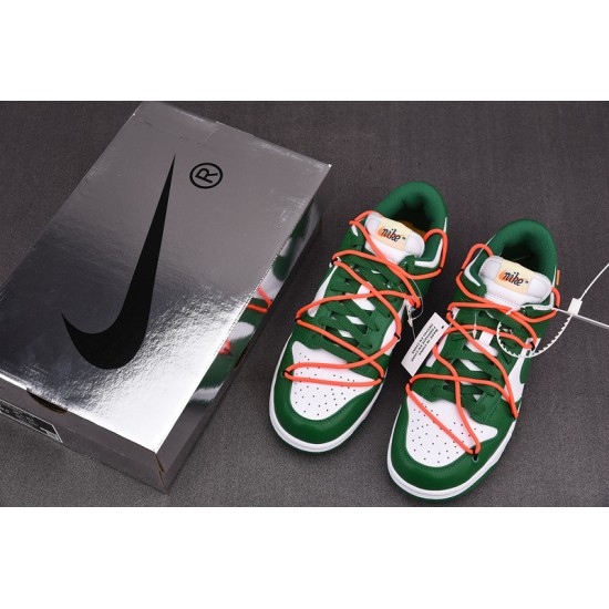 Off-White x Dunk Low 'Pine Green' - CT0856 100