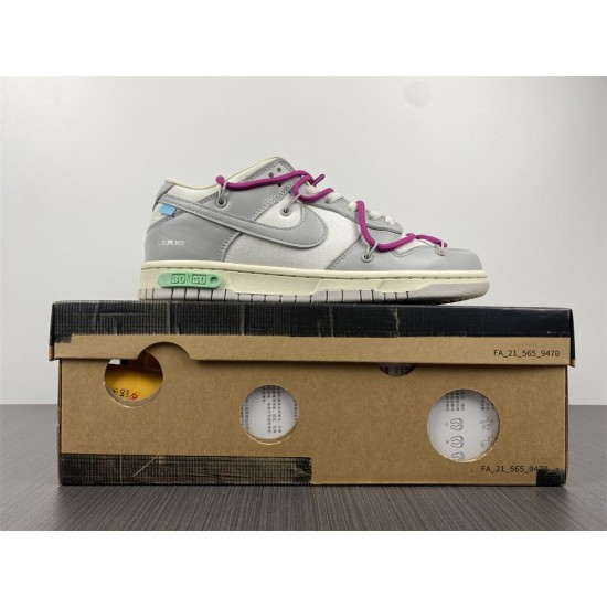 Off White X Dunk Low 'Lot 30 Of 50' - Nike - DM1602 122