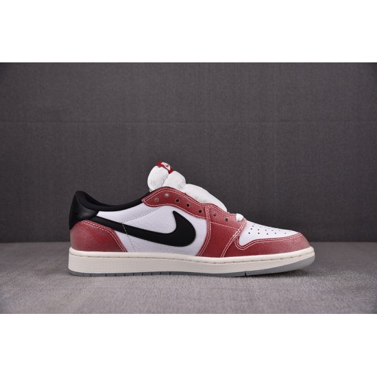 Air Jordan 1 Low OG x Trophy Room 'Red Black' FN0432-017