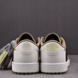 Travis Scott Air Jordan 1 Low Golf Olive FZ3124-200