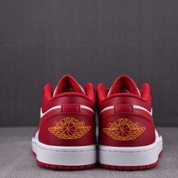 Jordan 1 Low Cardinal Red Men's - 553558-607