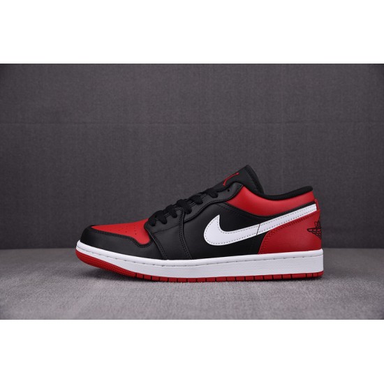 Jordan 1 Low Alternate Bred Toe Men's - 553558-066