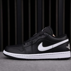 Jordan 1 Low Black White (Women's) - AO9944-001