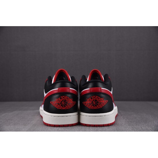 Jordan 1 Low Reverse Black Toe (Women's) - DC0774-160