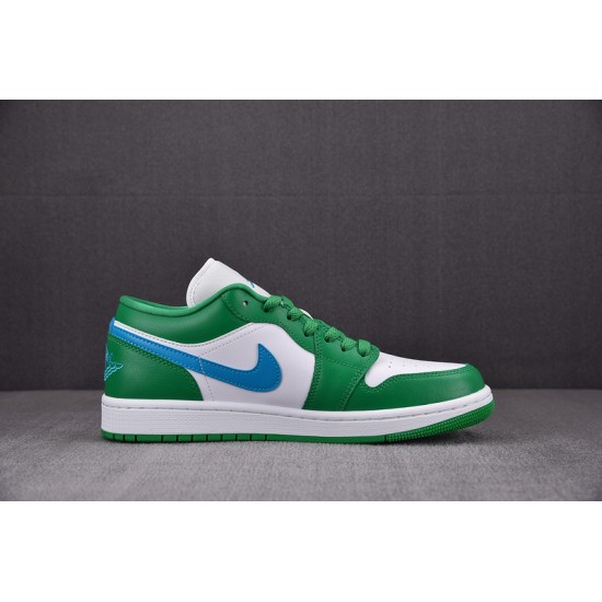 Jordan 1 Low Lucky Green Aquatone (Women's) DC0774-304