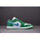 Jordan 1 Low Lucky Green Aquatone (Women's) DC0774-304