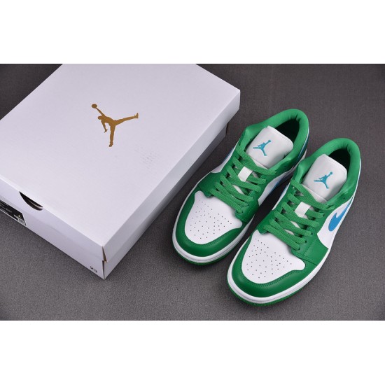 Jordan 1 Low Lucky Green Aquatone (Women's) DC0774-304