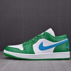 Jordan 1 Low Lucky Green Aquatone (Women's) DC0774-304