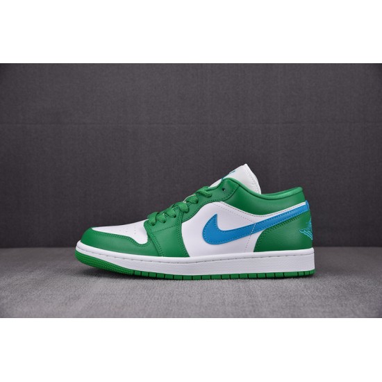 Jordan 1 Low Lucky Green Aquatone (Women's) DC0774-304