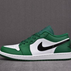 Jordan 1 Low Pine Green Men's - 553558-301