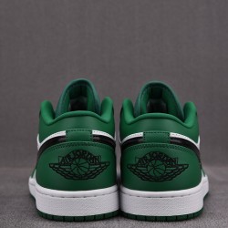 Jordan 1 Low Pine Green Men's - 553558-301