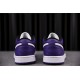 Jordan 1 Low Court Purple Black Men's - 553558-501