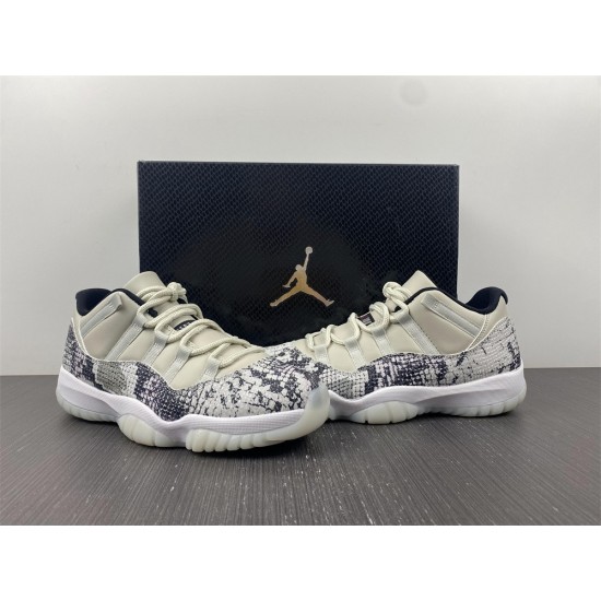 Jordan 11 Retro Low Snake Light Bone Men's - CD6846-002