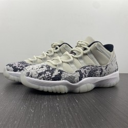 Jordan 11 Retro Low Snake Light Bone Men's - CD6846-002