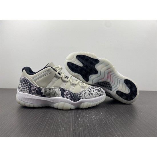 Jordan 11 Retro Low Snake Light Bone Men's - CD6846-002