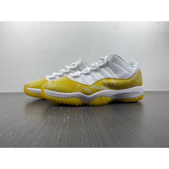 AIR JORDAN 11 LOW WMNS “YELLOW SNAKESKIN” AH7860-107